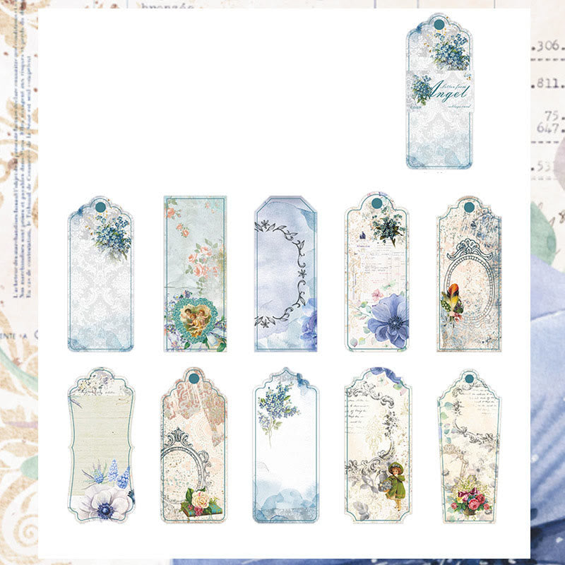 Angels' Letter Series Shaped Bookmark Collage Card Decorative Paper