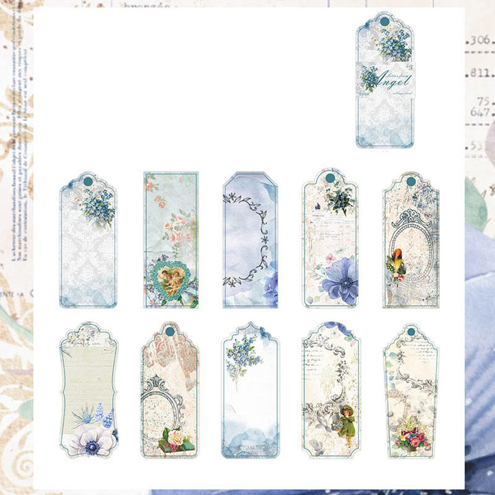 Angels' Letter Series Shaped Bookmark Collage Card Decorative Paper