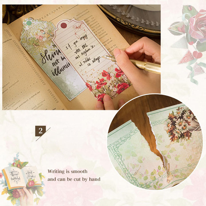 Angels' Letter Series Shaped Bookmark Collage Card Decorative Paper