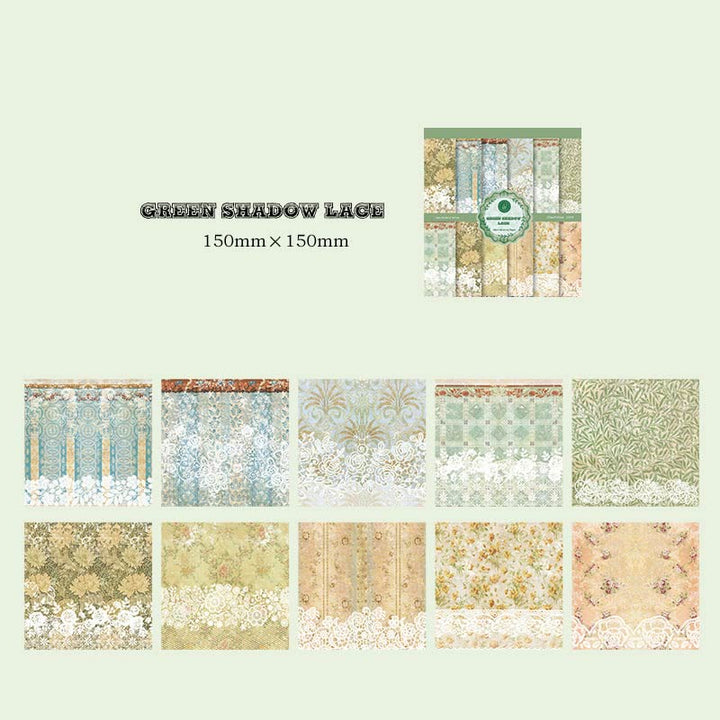 Lace Museum Series Paper Set Decorative Journaling Backing Paper