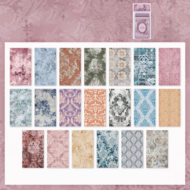 Flashy Old Dream Series Paper Set Decorative Journaling Backing Paper