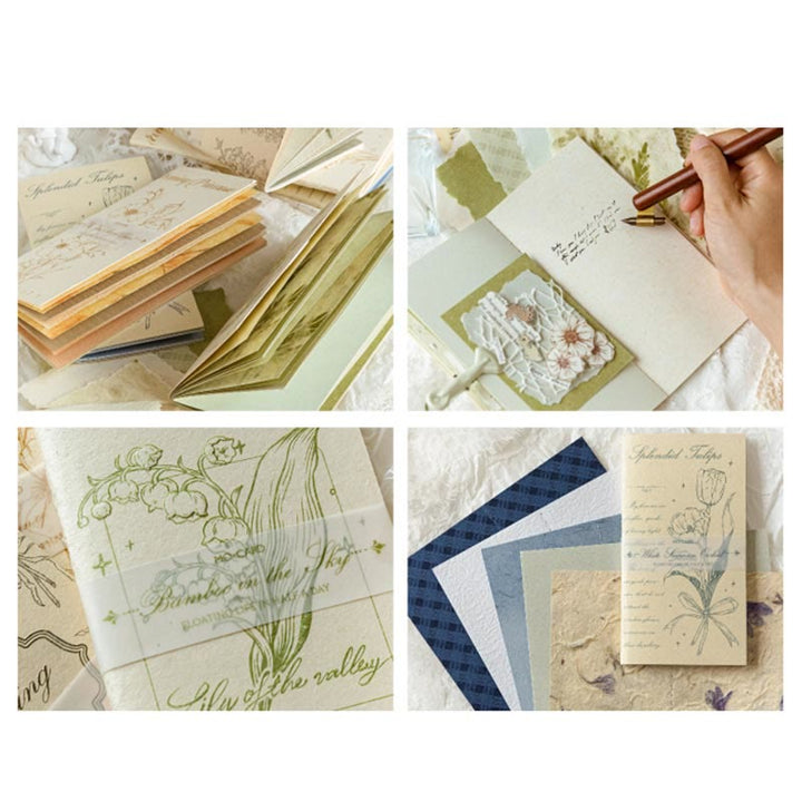 Floating Life Series Paper Set Decorative Journaling Backing Paper