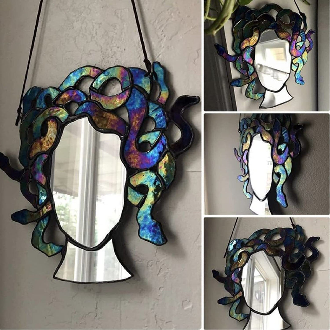 Acrylic Medusa Head Mirror Hanging Window Sun Catchers