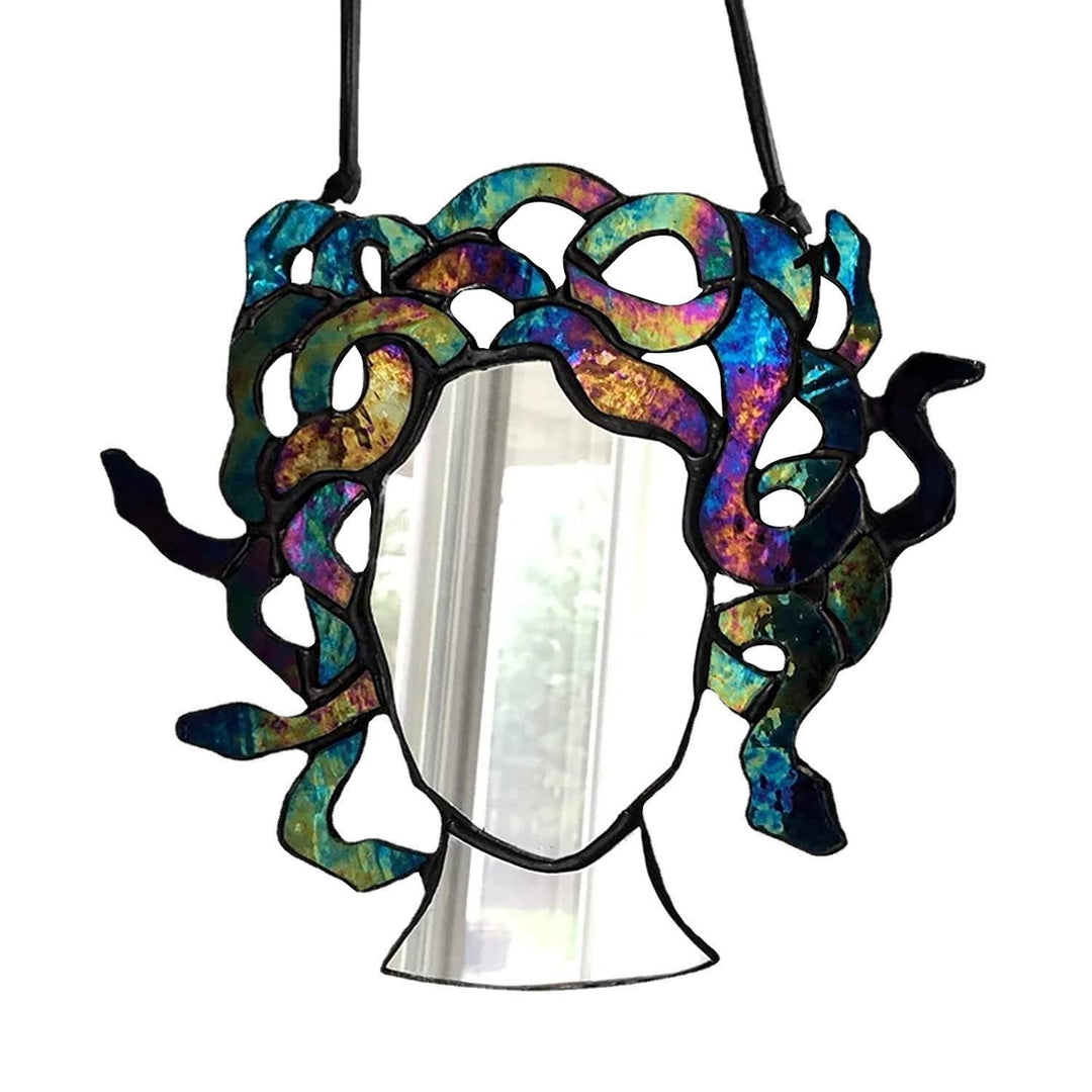 Acrylic Medusa Head Mirror Hanging Window Sun Catchers