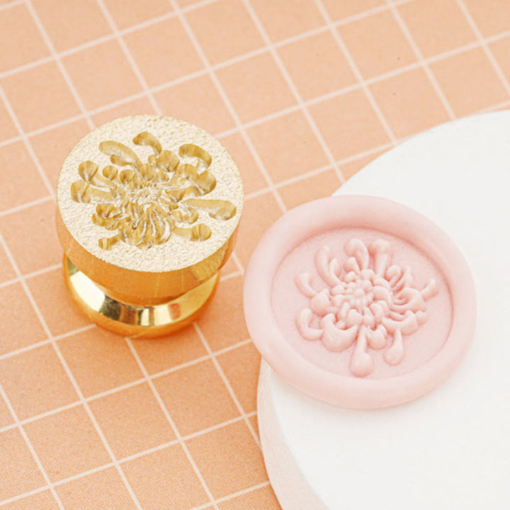 3D Embossed Girl's Thoughts Series Seal Wax Stamp Head