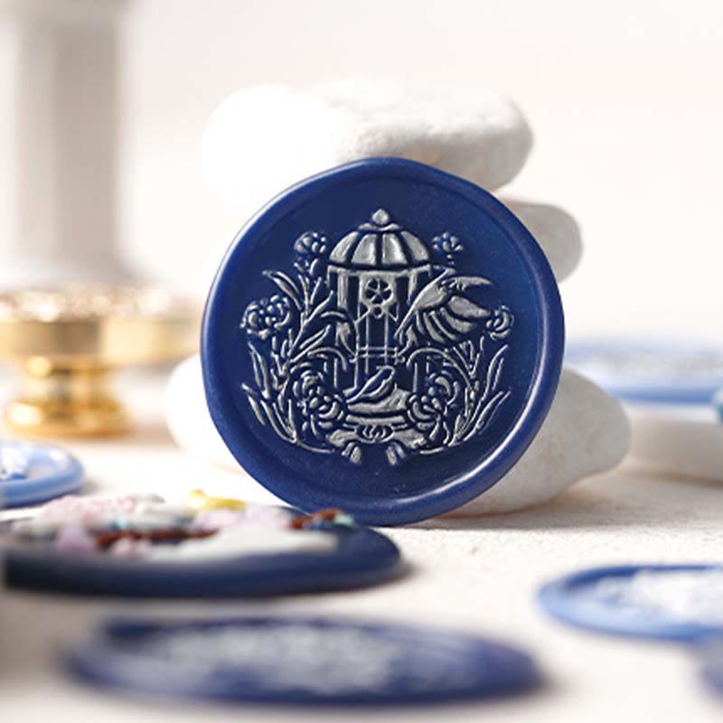 3D Embossed Warm Healing Series Seal Wax Stamp Head