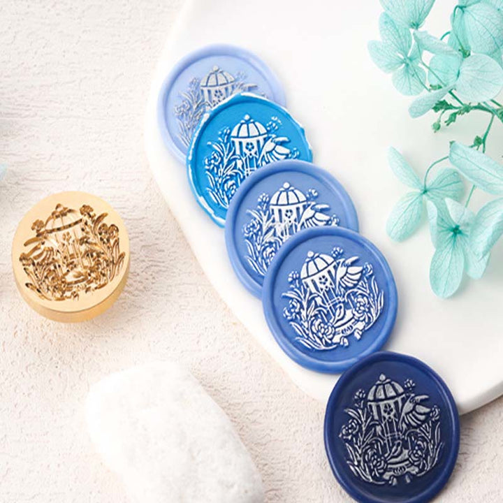 3D Embossed Warm Healing Series Seal Wax Stamp Head