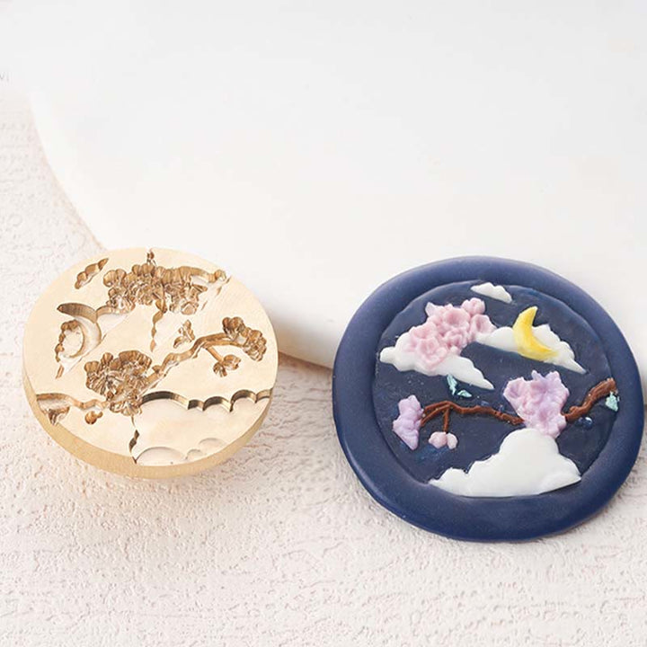 3D Embossed Warm Healing Series Seal Wax Stamp Head