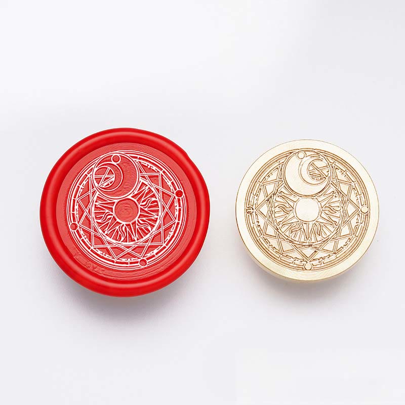 3D Embossed Magic Array Series Seal Wax Stamp Head