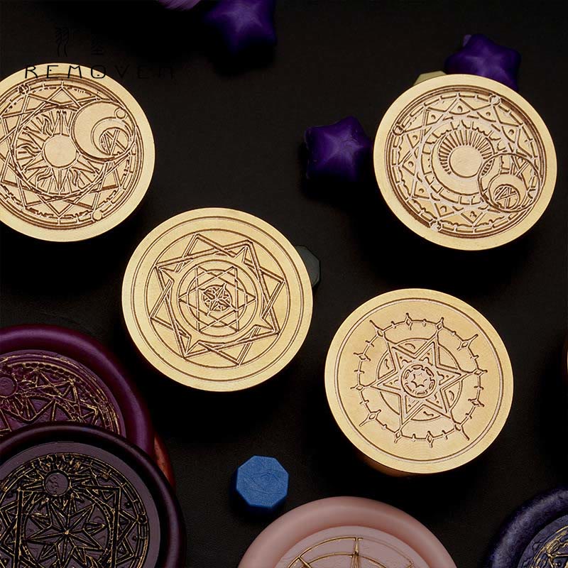 3D Embossed Magic Array Series Seal Wax Stamp Head