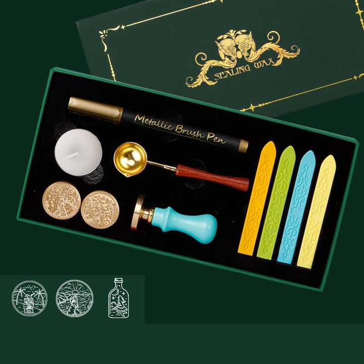 Classic European Series Wax Seal Stamps Tools Gift Set