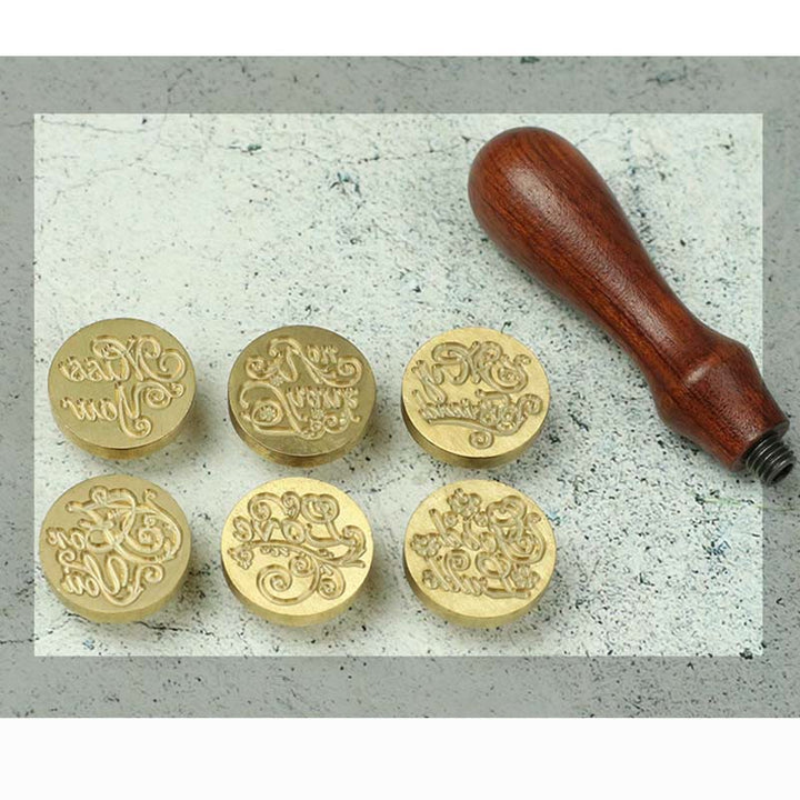 Greetings Series Wax Seal Stamps Tools Gift Set For Letter