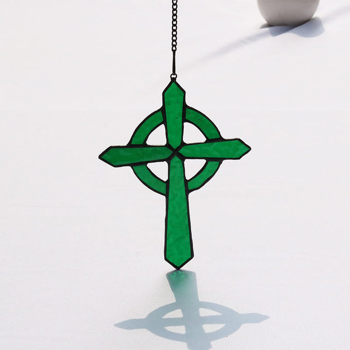 Celtic Cross Suncatcher Window Hangings Ornament