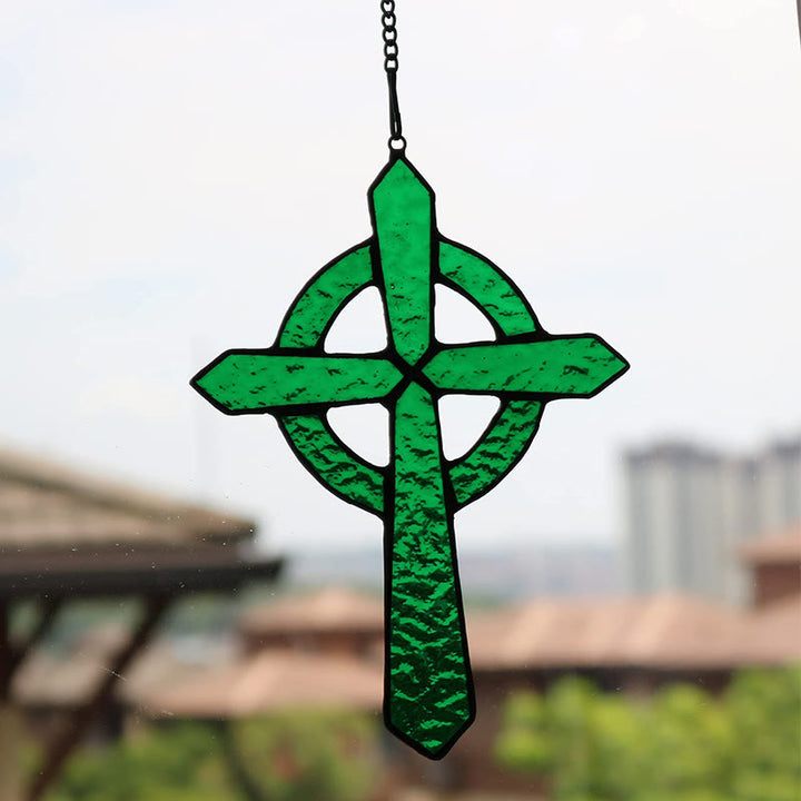 Celtic Cross Suncatcher Window Hangings Ornament