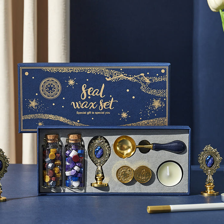 Retro Constellation Sky Series Wax Seal Stamps Gift Set