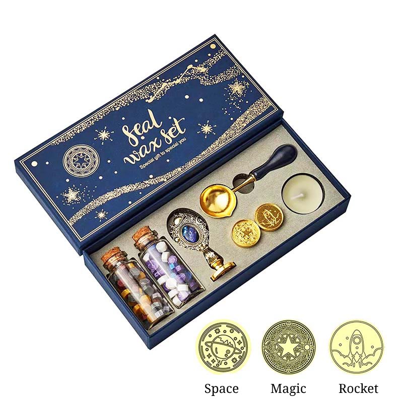 Retro Constellation Sky Series Wax Seal Stamps Gift Set