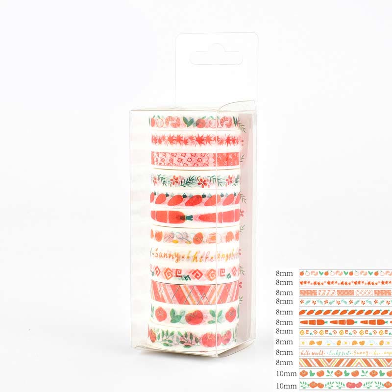 Cute Girls Series Washi Tape Set Scrapbook Tape Kit