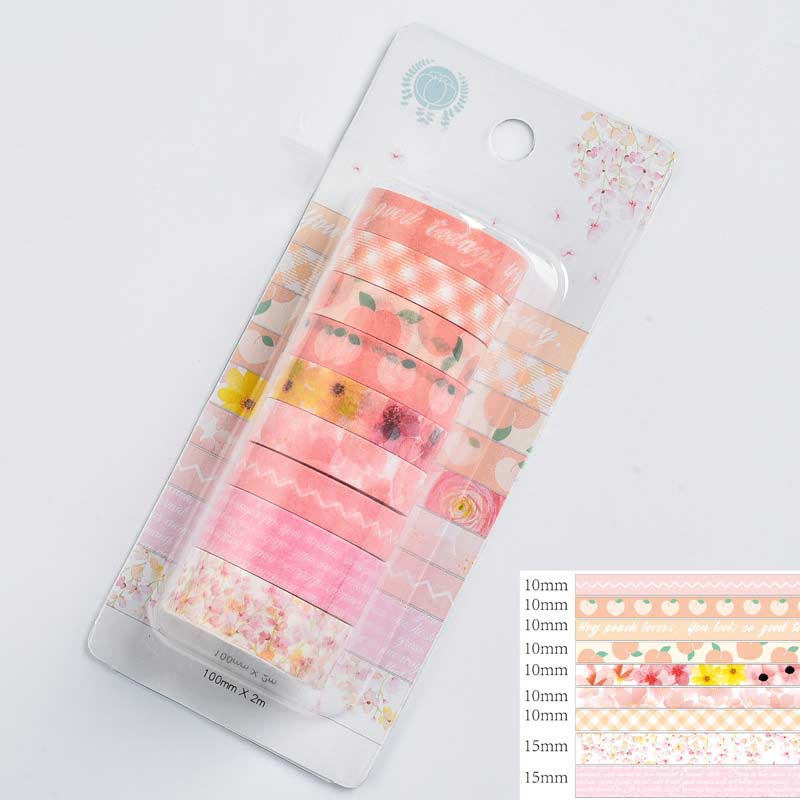 Cute Girls Series Washi Tape Set Scrapbook Tape Kit