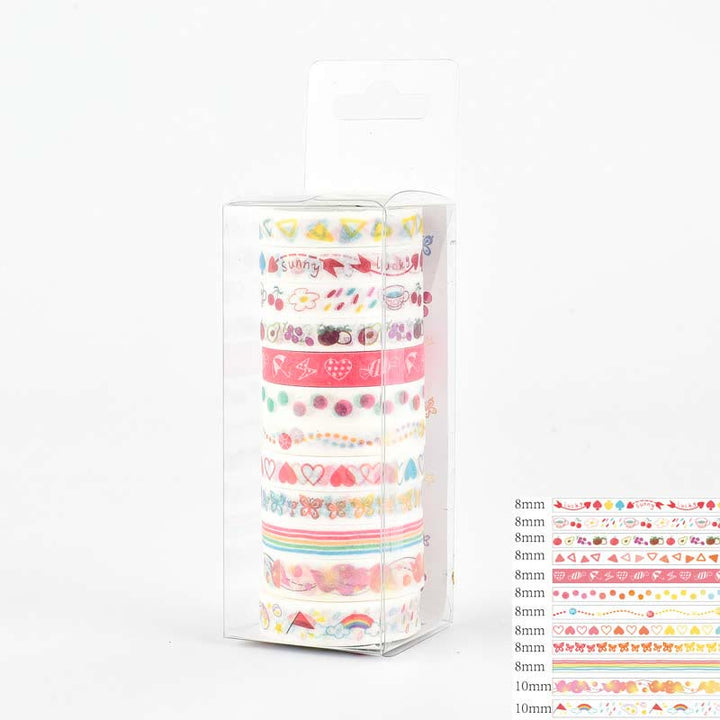 Cute Girls Series Washi Tape Set Scrapbook Tape Kit