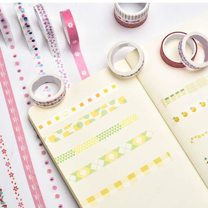 Cute Girls Series Washi Tape Set Scrapbook Tape Kit