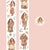 Bouquet Girls Series PET Tape Decorative Scrapbook Tape