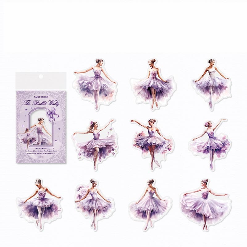 Ballet Waltz Series Sticker For DIY Journal Decor