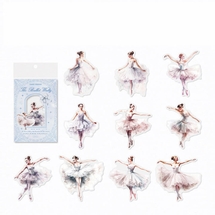 Ballet Waltz Series Sticker For DIY Journal Decor