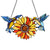 Colorful Sunflower And Hummingbirds Suncatcher for Window Hanging Ornament