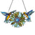 Colorful Sunflower And Hummingbirds Suncatcher for Window Hanging Ornament