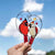 The Cardinal Bird Suncatcher Irregular Stained Glass Light Catcher