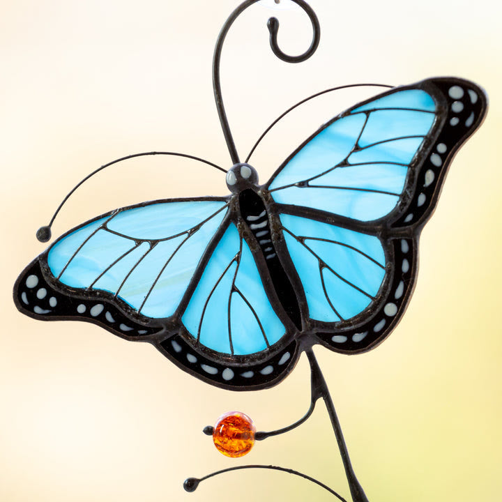 Stained Glass Window Hanging Suncatcher Butterfly Sun Catchers Indoor Window Home Decor