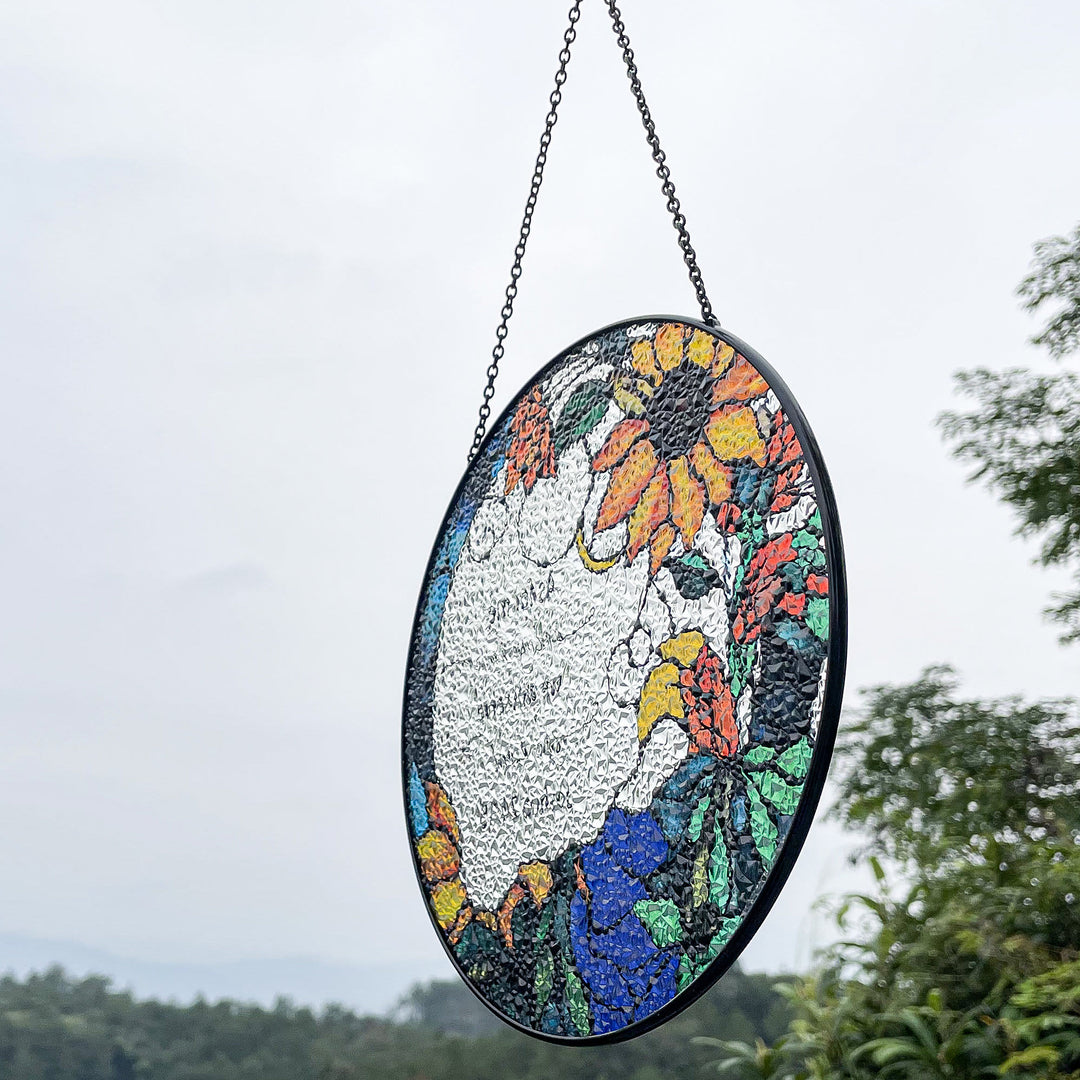 Bible Verse Acrylic Suncatcher Window Hanging Ornament Christian Gift