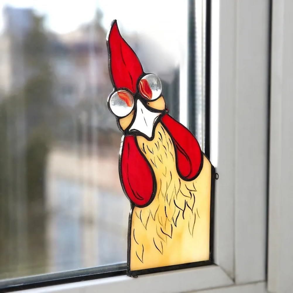Funny Window Corner Ornament Hanging Decor Animals Gazing Suncatchers