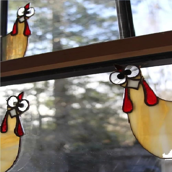 Funny Window Corner Ornament Hanging Decor Animals Gazing Suncatchers