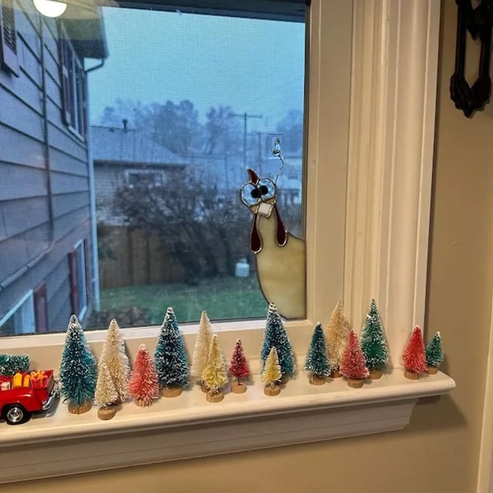 Funny Window Corner Ornament Hanging Decor Animals Gazing Suncatchers