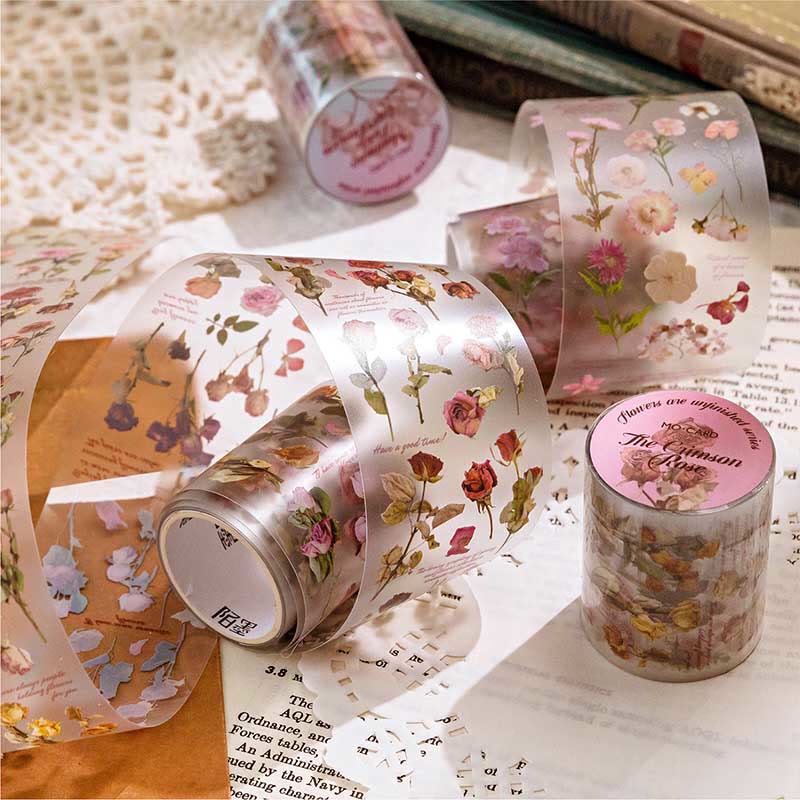 The Unfinished Series PET Tape Decorative Scrapbook Tape