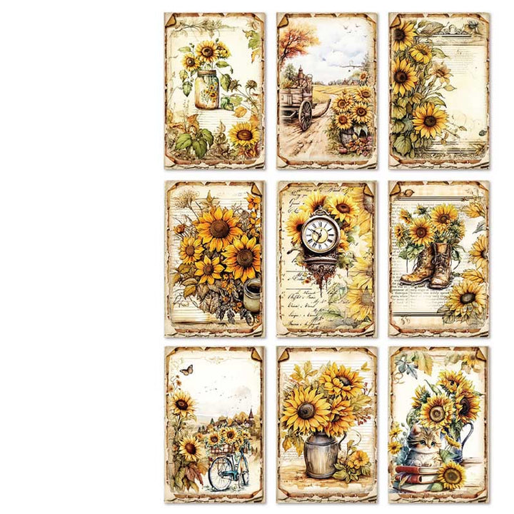 Wizard Florid Series Paper Set Decorative Journaling Backing Paper