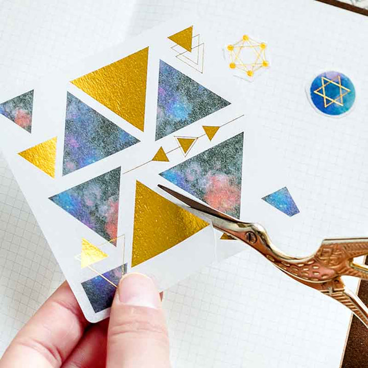 Last Night Stars Series Sticker For DIY Journal Decor