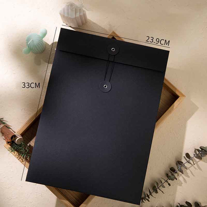 Kraft Paper File Folders A4/A5/A6 Envelopes Project Pockets for Greeting Card Document File