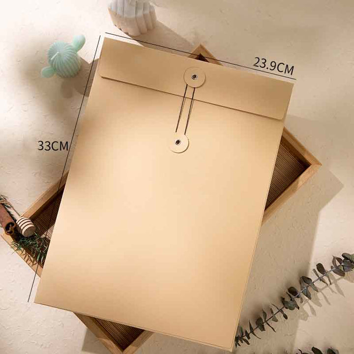 Kraft Paper File Folders A4/A5/A6 Envelopes Project Pockets for Greeting Card Document File