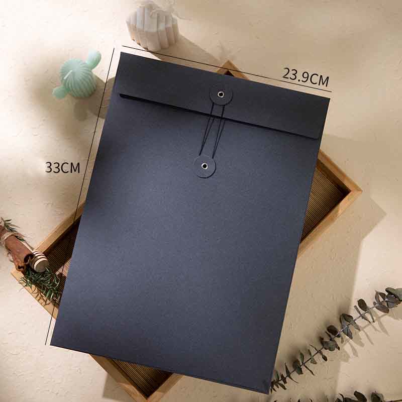 Kraft Paper File Folders A4/A5/A6 Envelopes Project Pockets for Greeting Card Document File