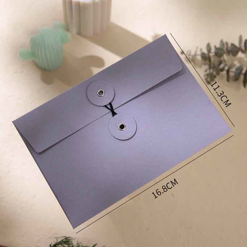 Kraft Paper File Folders A4/A5/A6 Envelopes Project Pockets for Greeting Card Document File