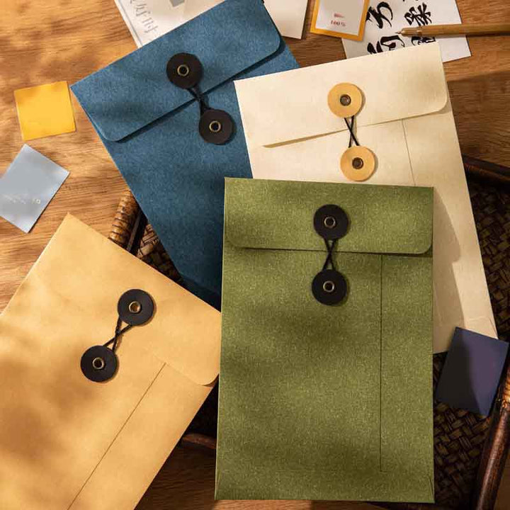 Kraft Paper File Folders A4/A5/A6 Envelopes Project Pockets for Greeting Card Document File