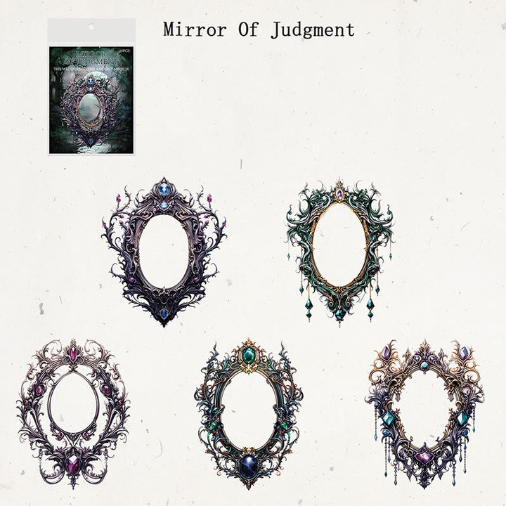 Whispers Of The Mirror Series Sticker For DIY Journal Decor