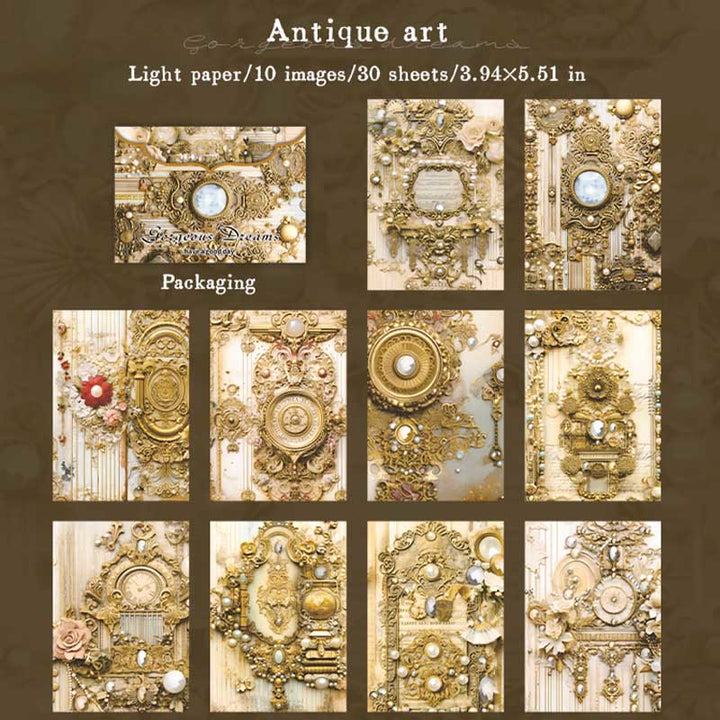 Gorgeous Jewelry Theme Paper Set Decorative Journaling Paper