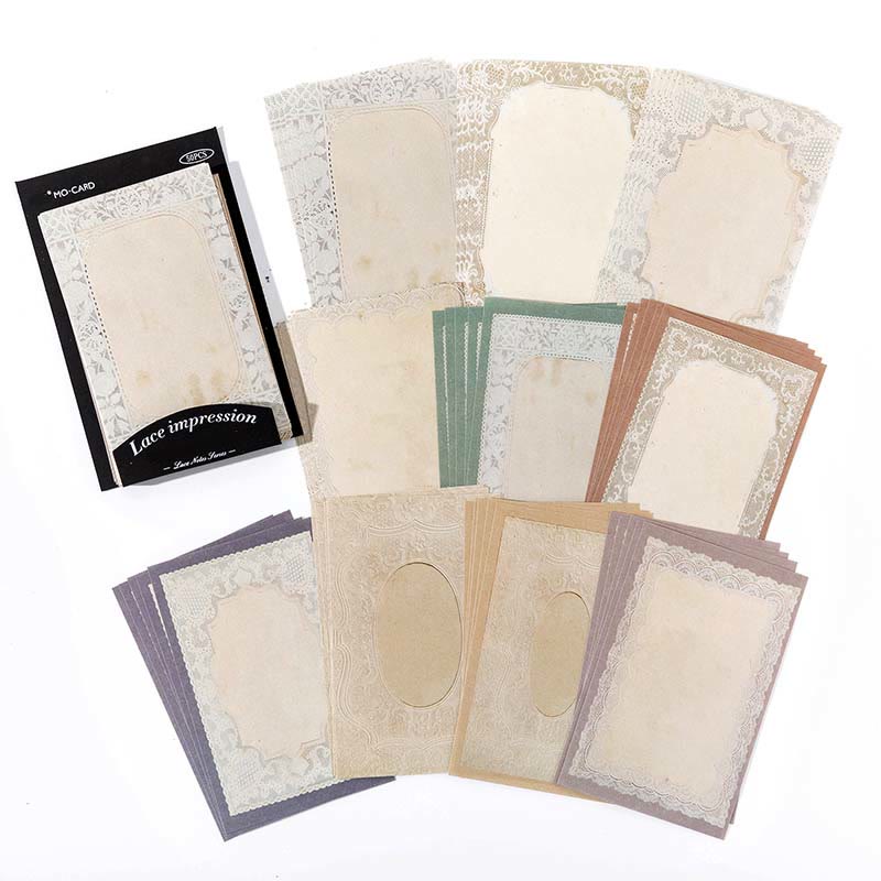 Lace Notes Series Paper Set Decorative Journaling Paper