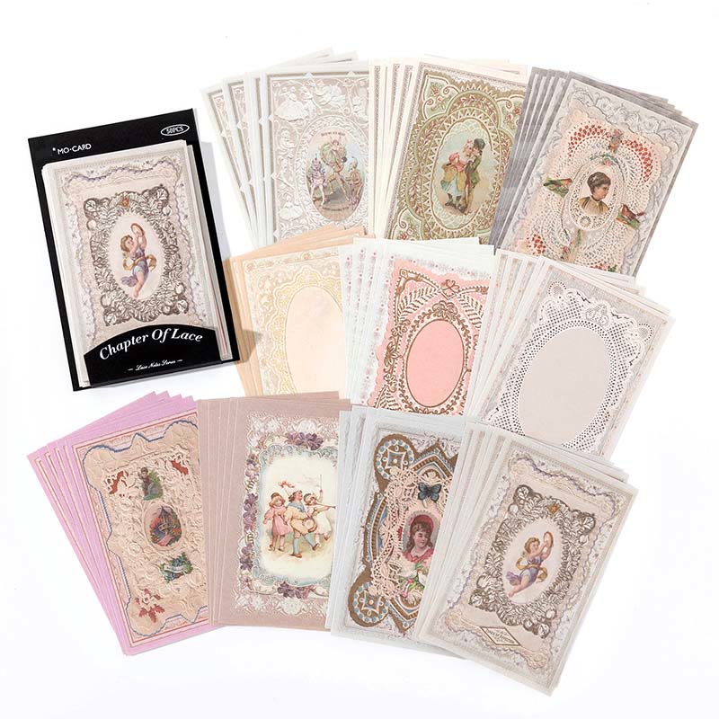 Lace Notes Series Paper Set Decorative Journaling Paper