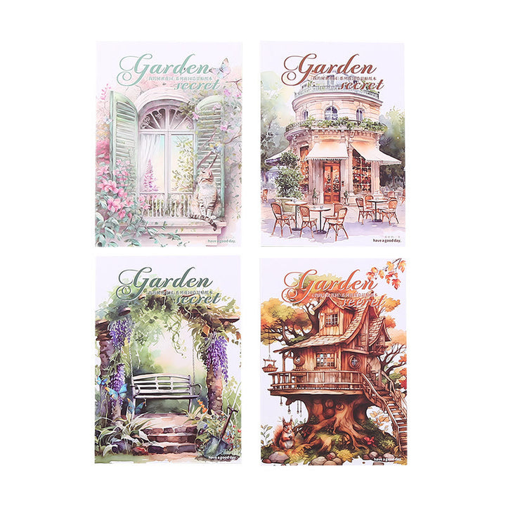 Secret Garden Sticker Book 20Pcs PET Scrapbook Stickers