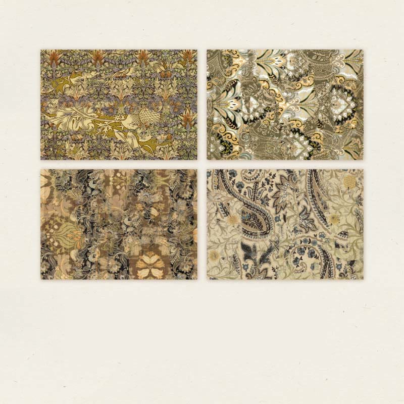 Baroque Ruins Series Paper Set Decorative Journaling Paper