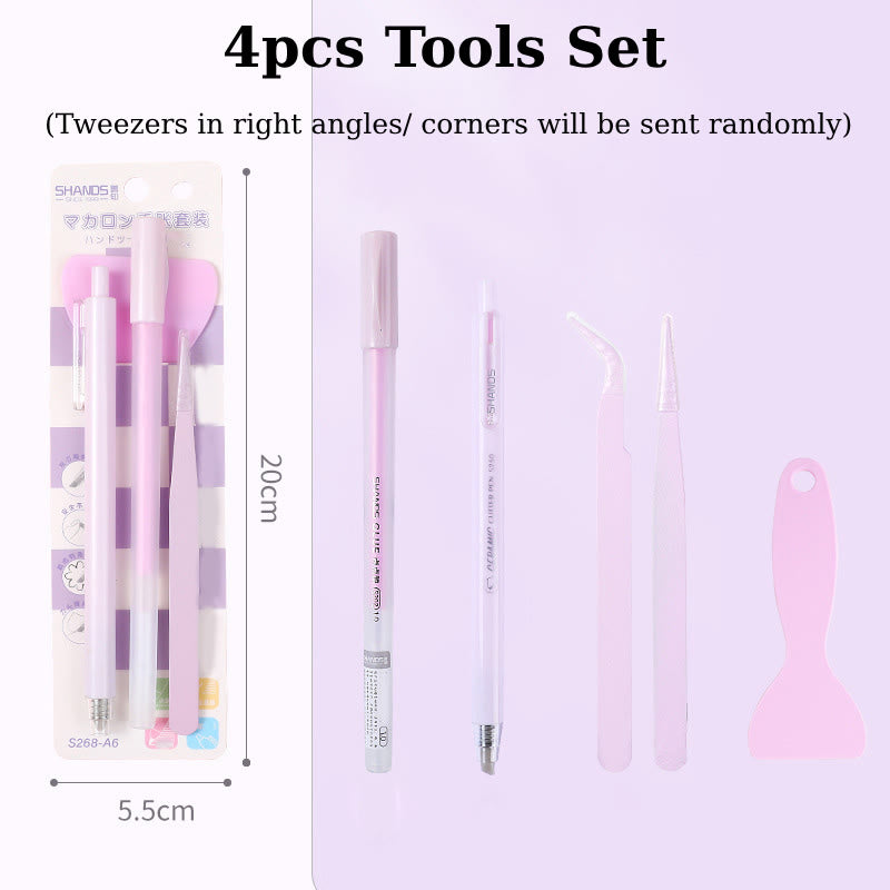 4pcs Tools Set For Crafts Journal Knife Glue Pen Kits